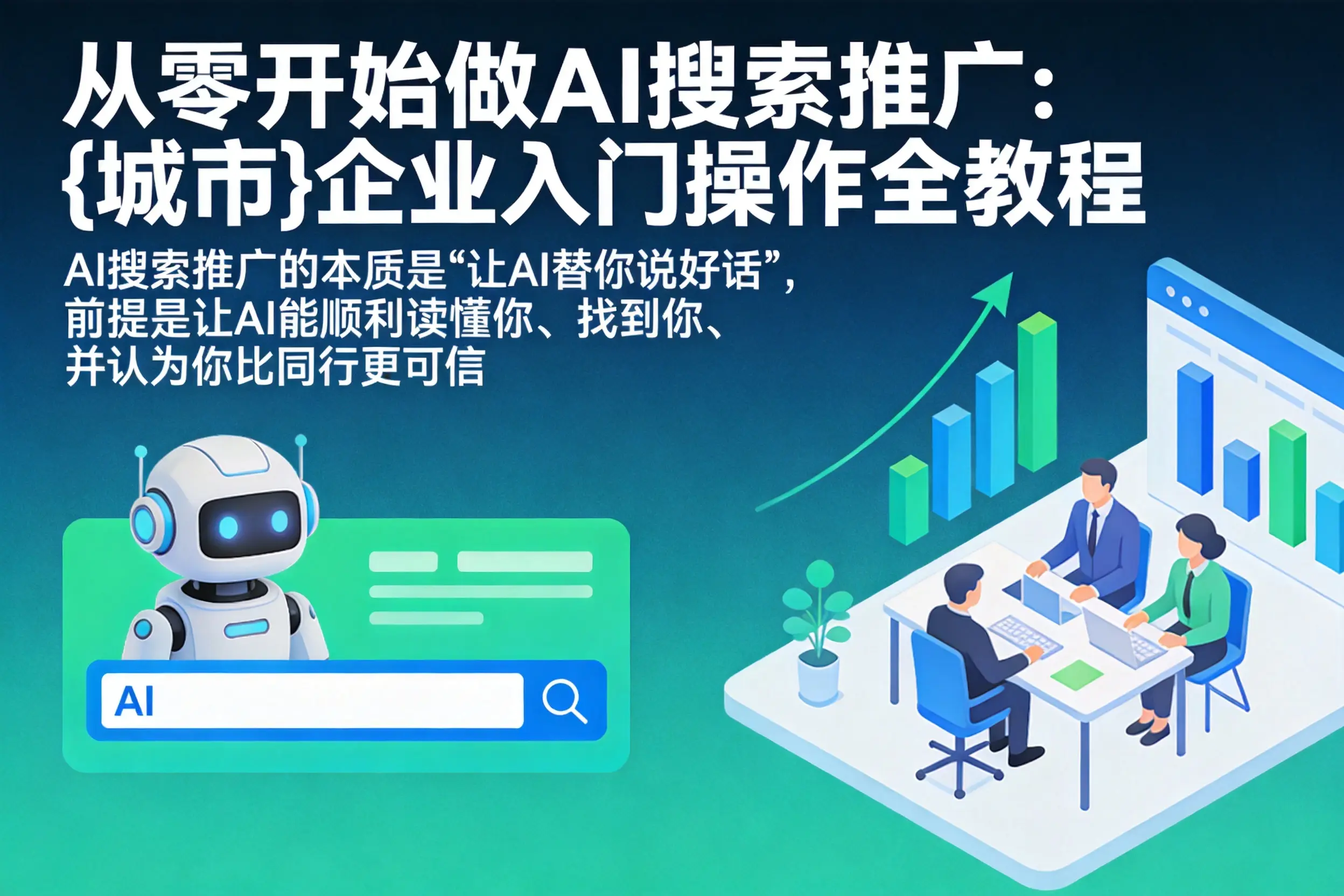 从零开始做AI搜索推广：巴音郭楞企业入门操作全教程