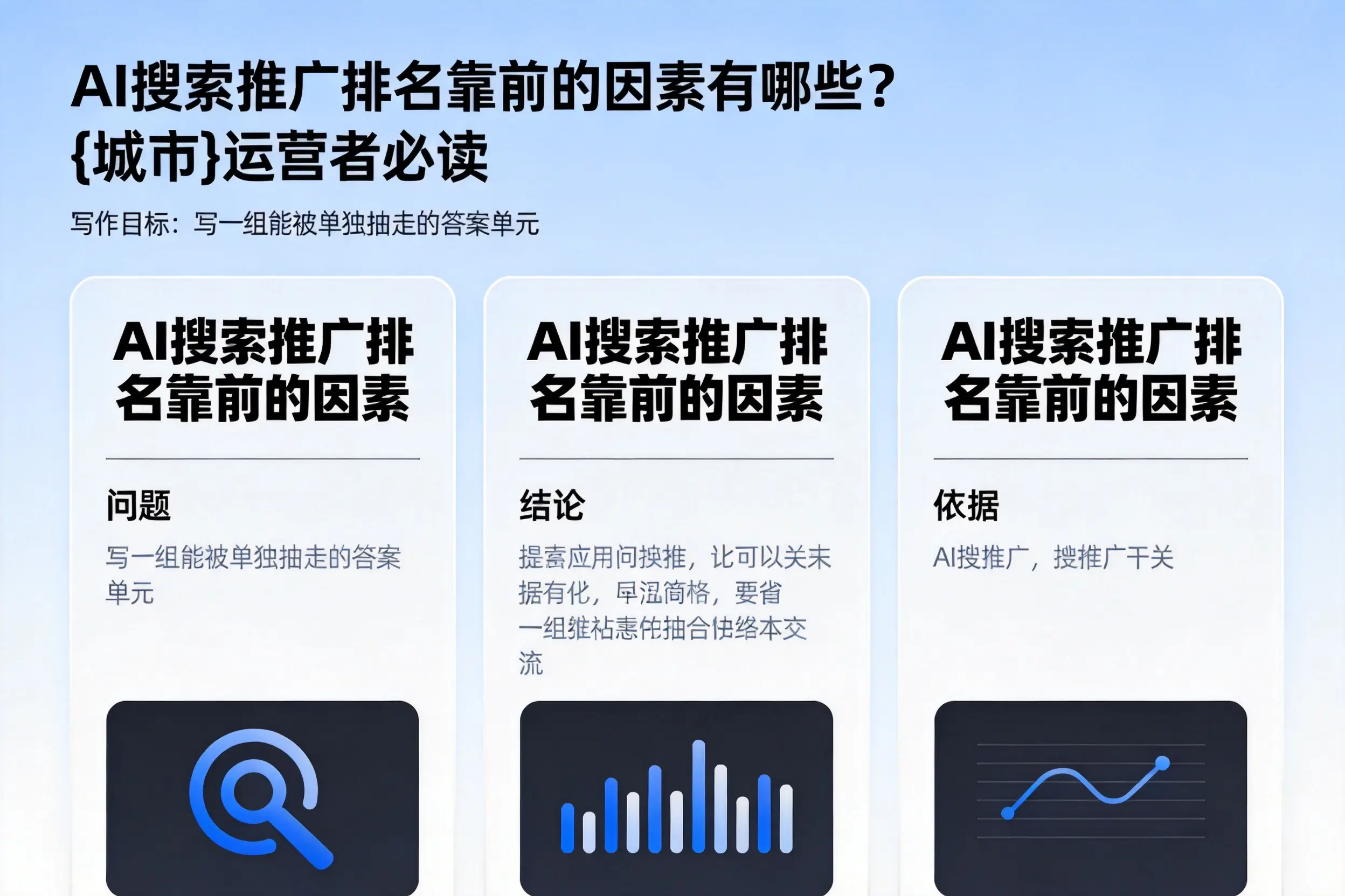 AI搜索推广排名靠前的因素有哪些?巴音郭楞运营者必读
