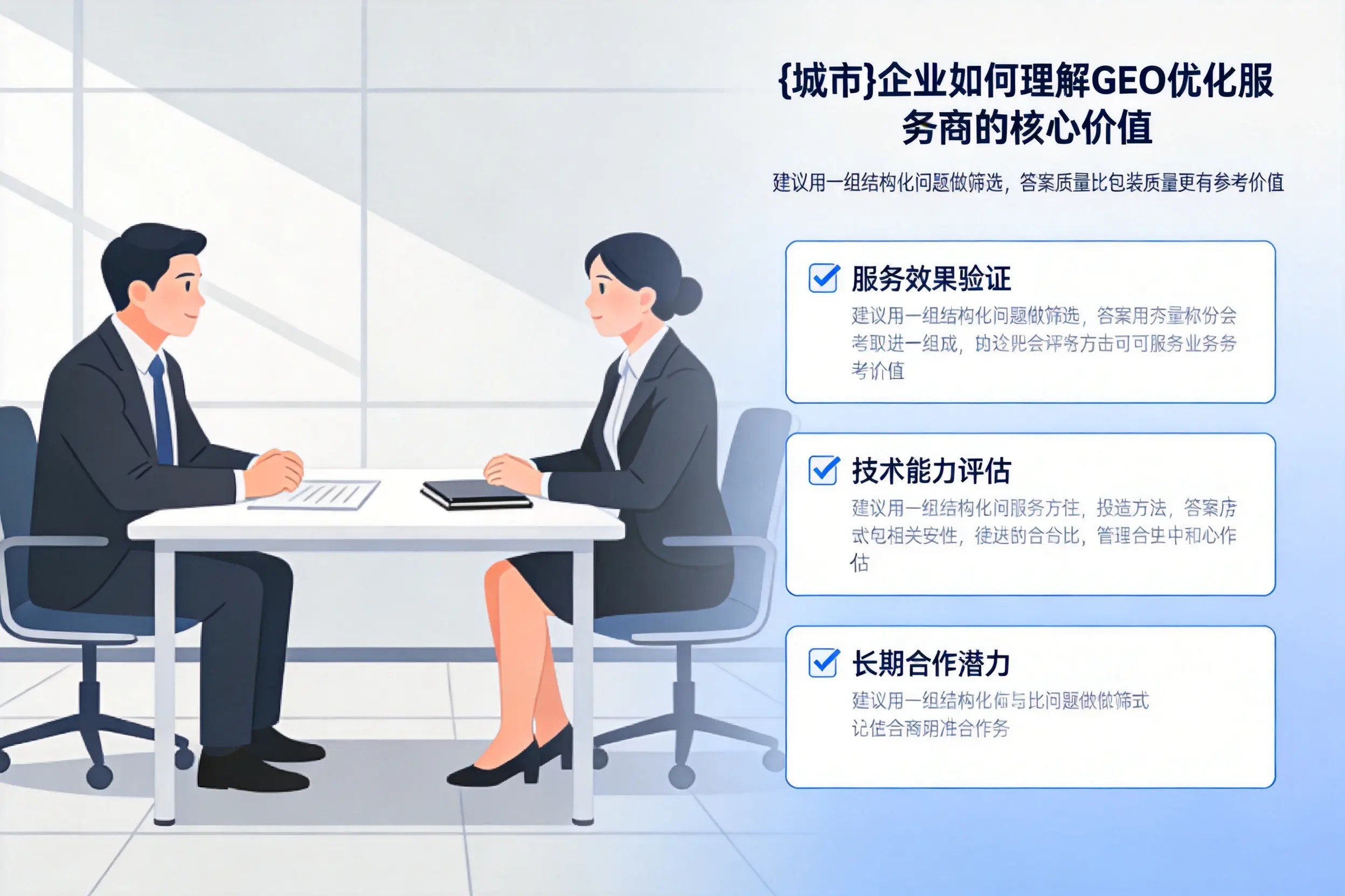 巴音郭楞企业如何理解GEO优化服务商的核心价值