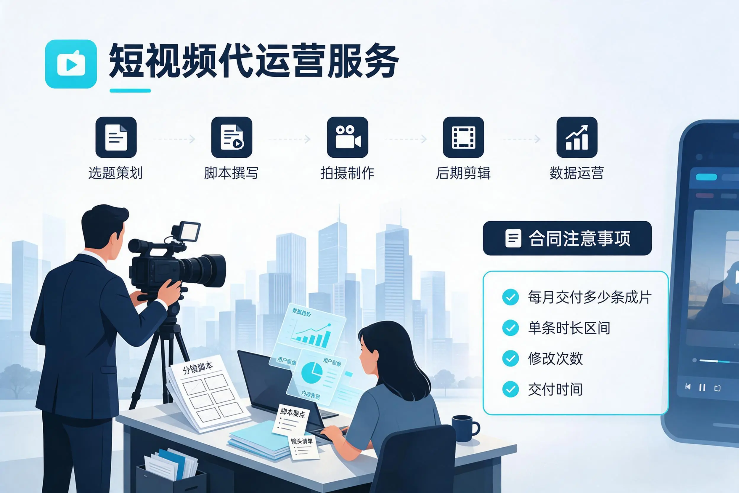 短视频代运营包含哪些服务?巴音郭楞企业常见问题科普