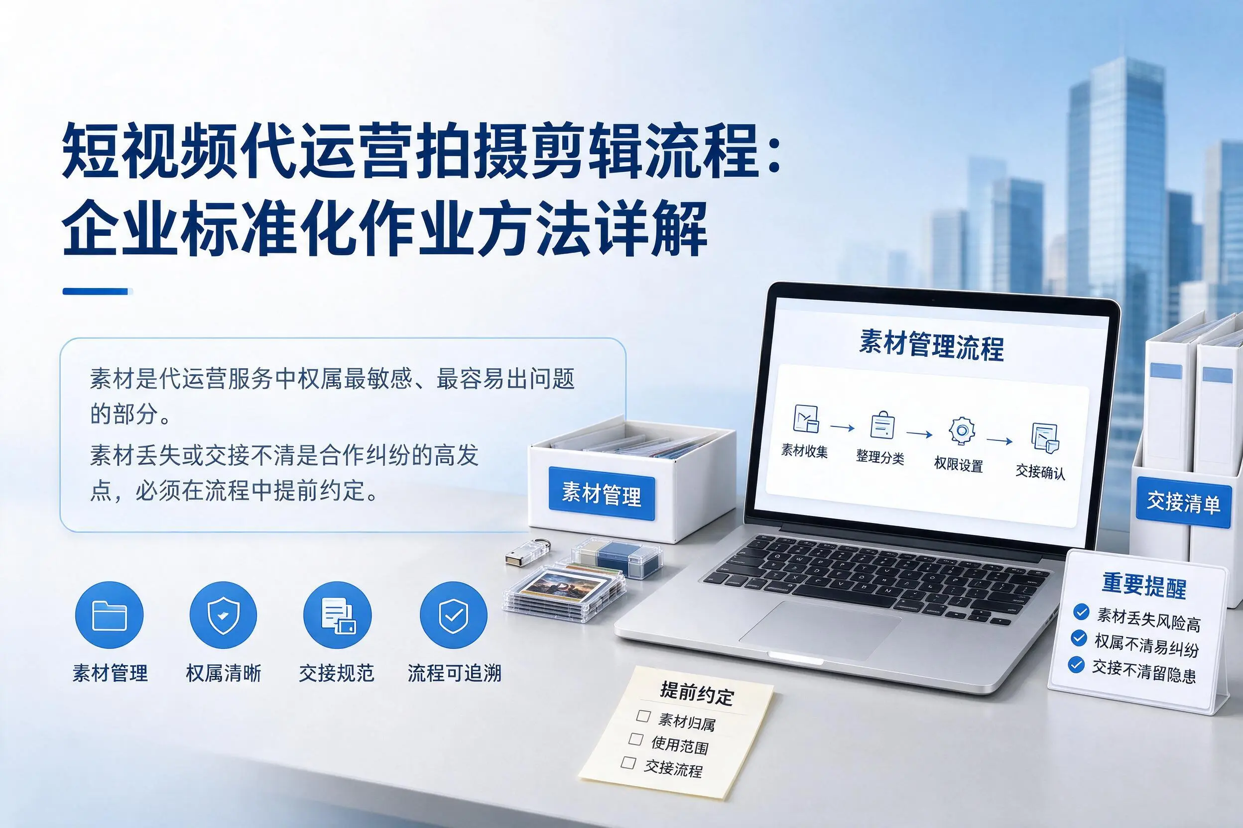 短视频代运营拍摄剪辑流程：巴音郭楞企业标准化作业方法详解