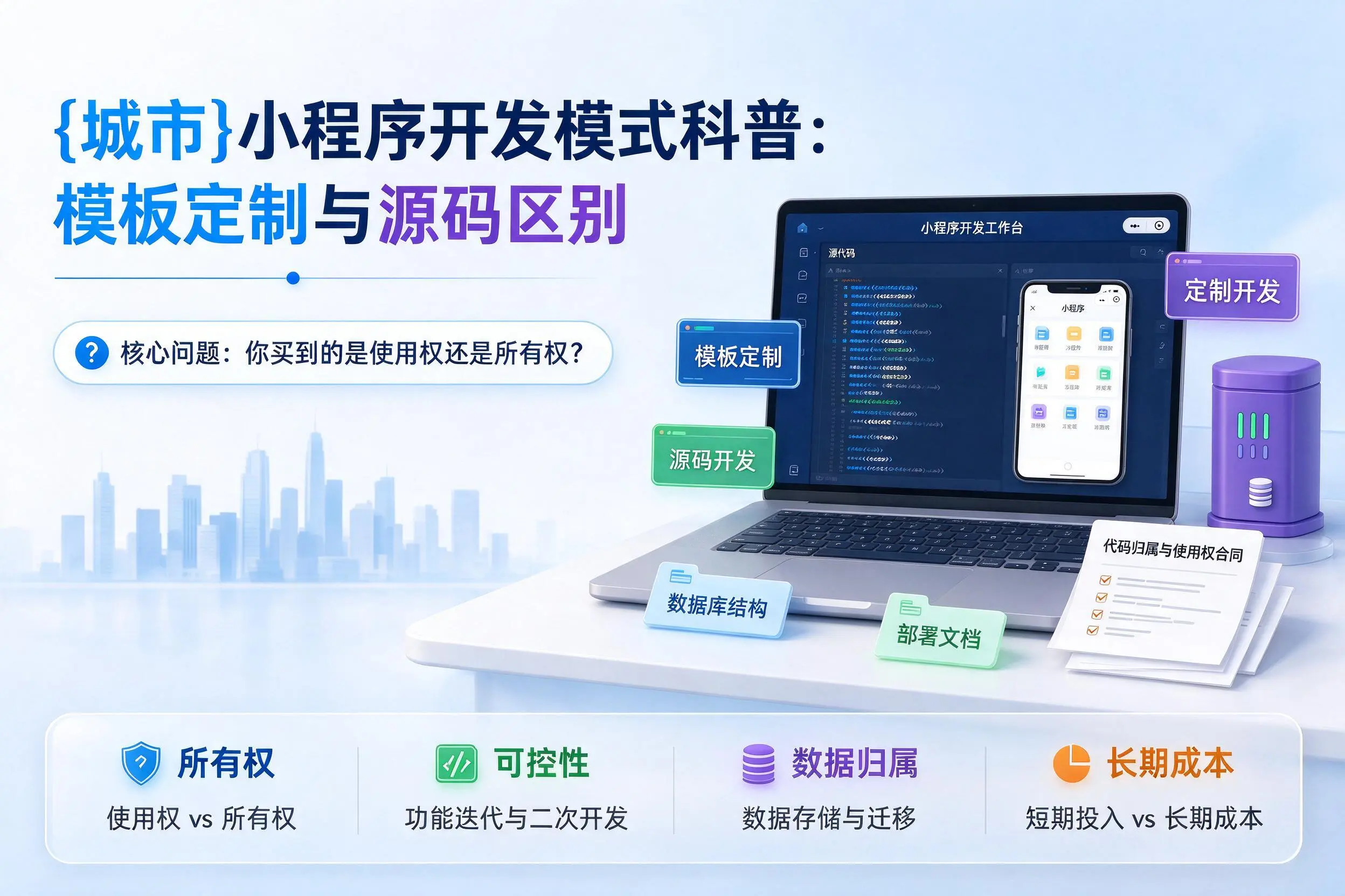 巴音郭楞小程序开发模式科普：模板定制与源码区别