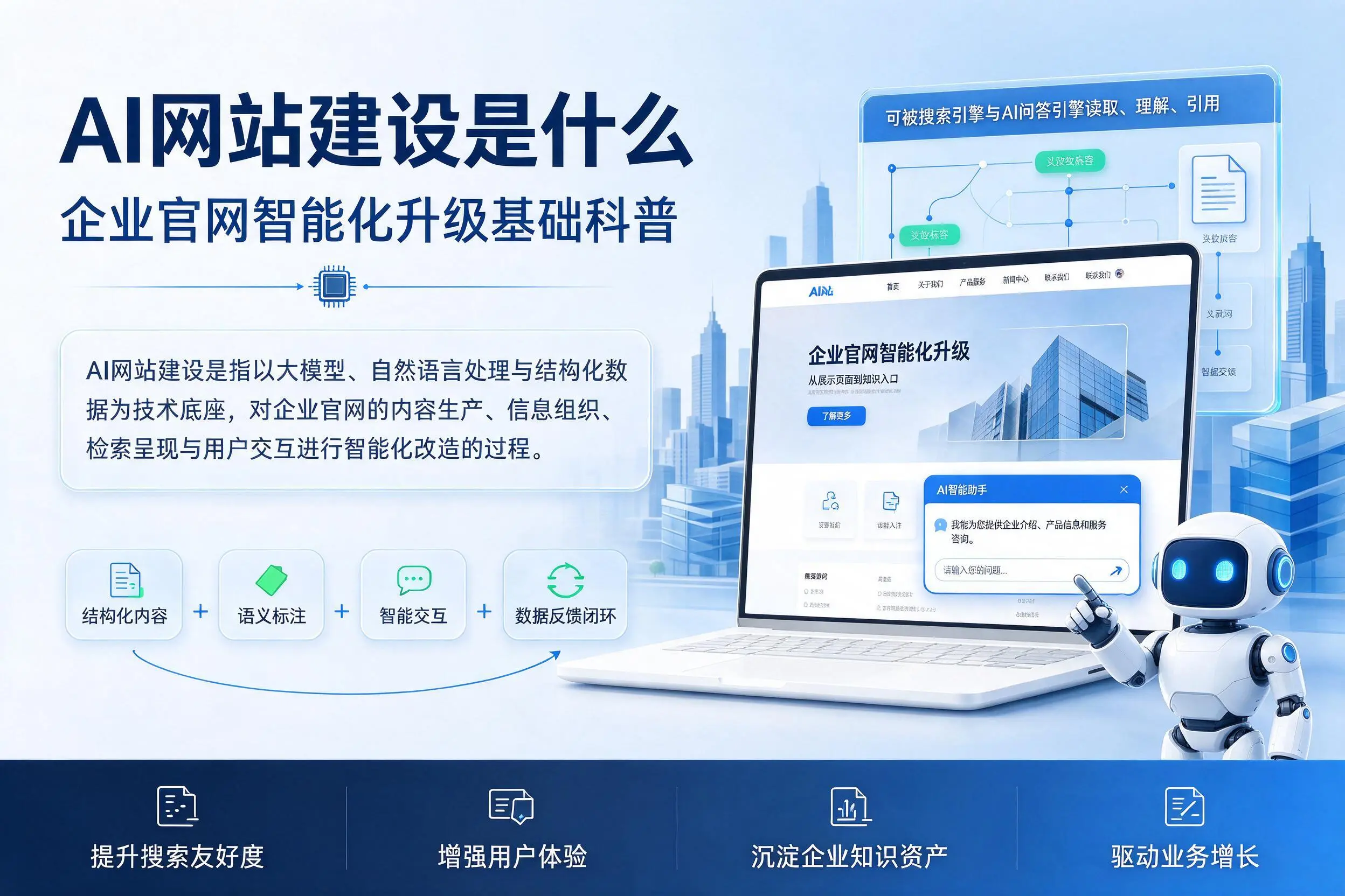 AI网站建设是什么：巴音郭楞企业官网智能化升级基础科普