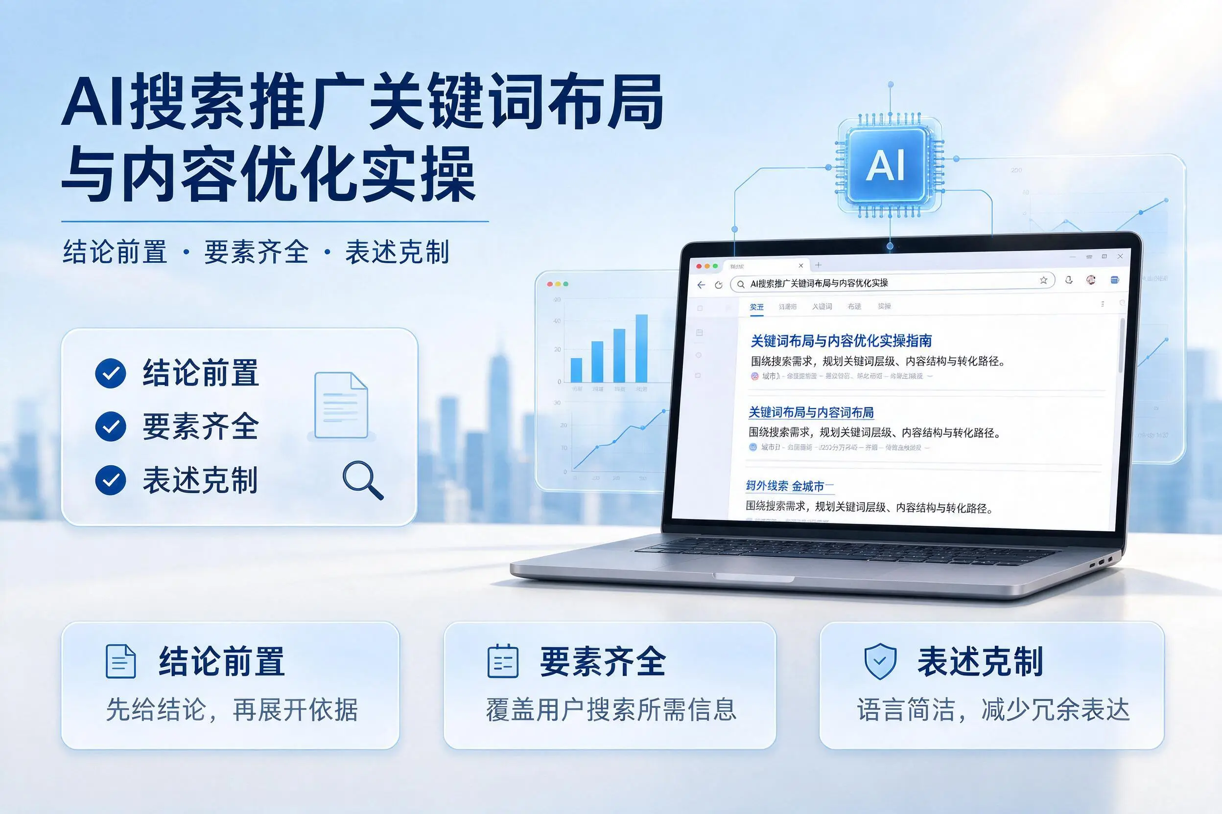 巴音郭楞AI搜索推广关键词布局与内容优化实操