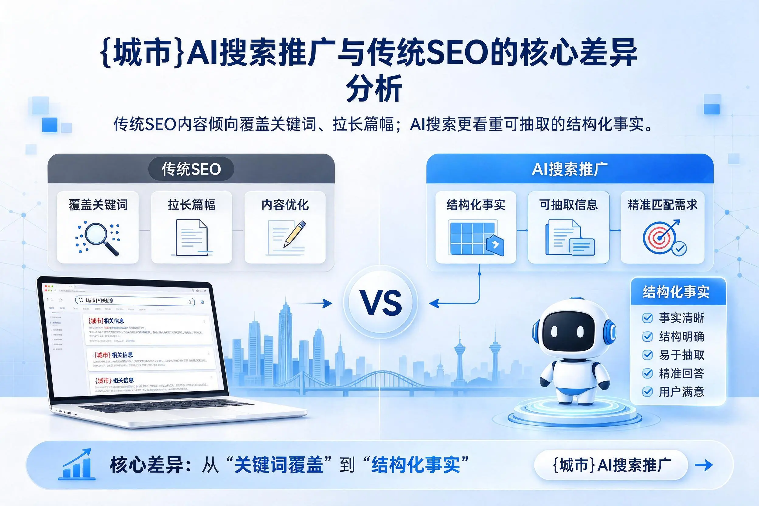 巴音郭楞AI搜索推广与传统SEO的核心差异分析